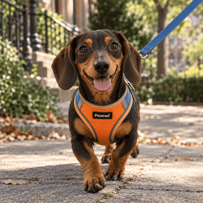 SECURE-FIT SMALL DOG HARNESS + LEASH