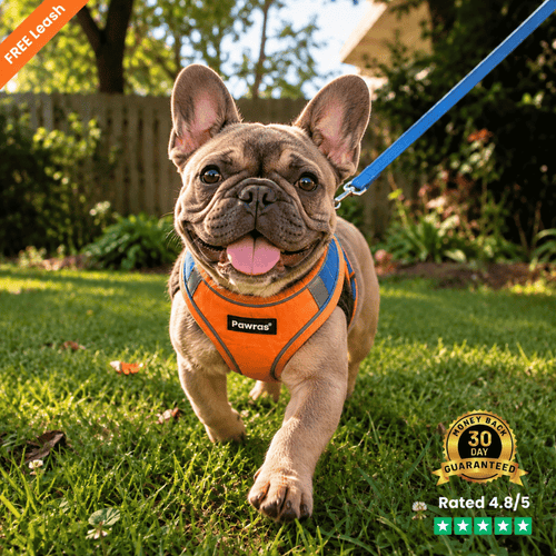 SECURE-FIT SMALL DOG HARNESS + LEASH
