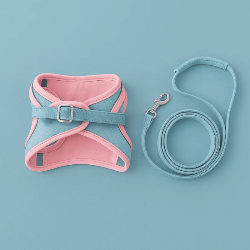 SECURE-FIT SMALL DOG HARNESS + LEASH