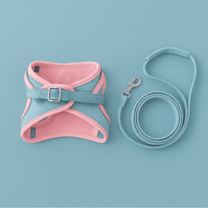 SECURE-FIT SMALL DOG HARNESS + LEASH