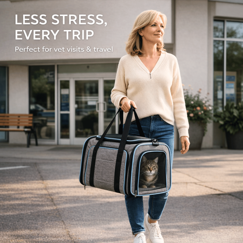 EXPANDABLE CAT TRAVEL BAG