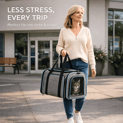 EXPANDABLE CAT TRAVEL BAG