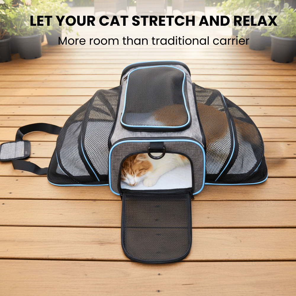 EXPANDABLE CAT TRAVEL BAG