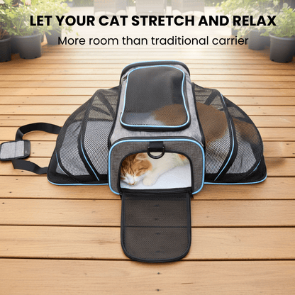 EXPANDABLE CAT TRAVEL BAG