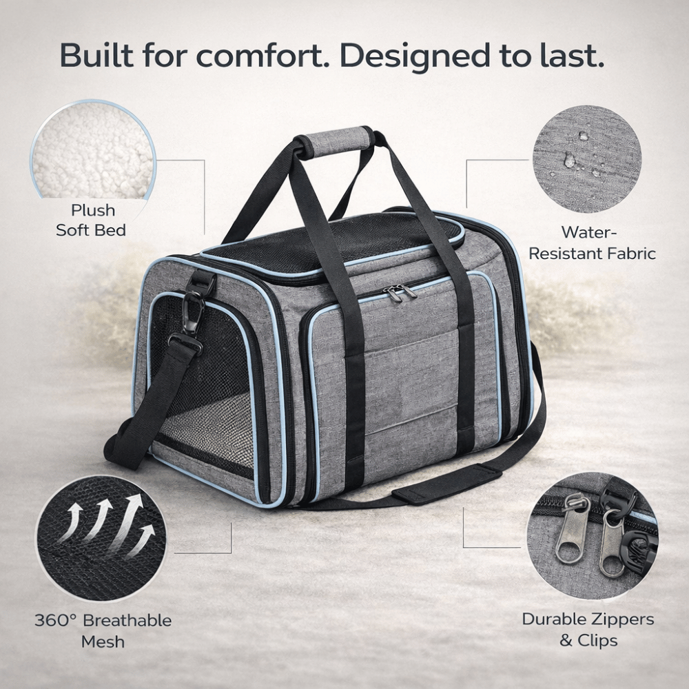 EXPANDABLE CAT TRAVEL BAG