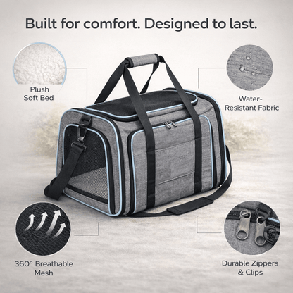 EXPANDABLE CAT TRAVEL BAG