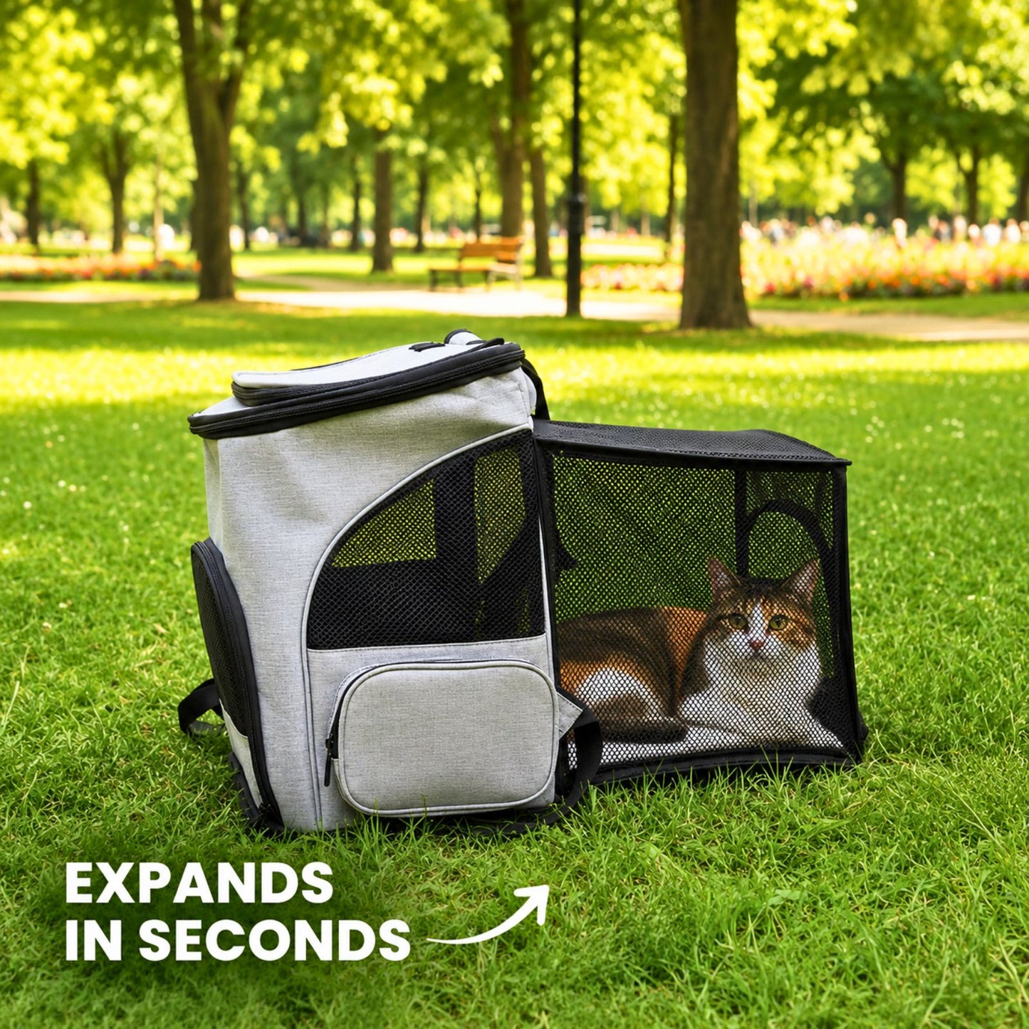 EXPANDABLE CAT BACKPACK