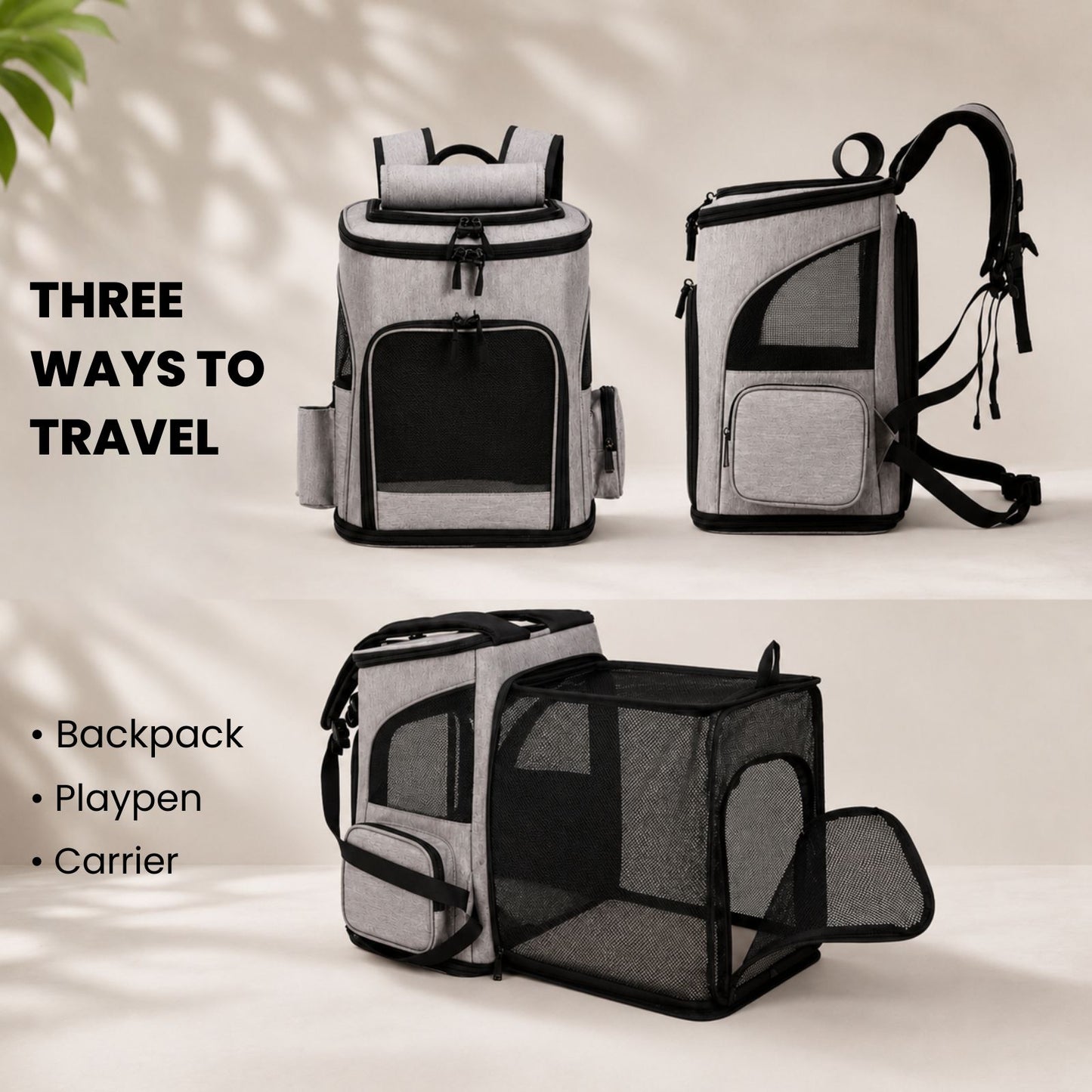 EXPANDABLE CAT BACKPACK