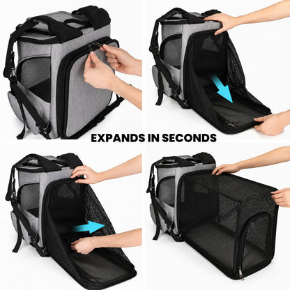 EXPANDABLE CAT BACKPACK