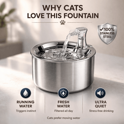 AUTOMATIC CAT WATER FOUNTAIN